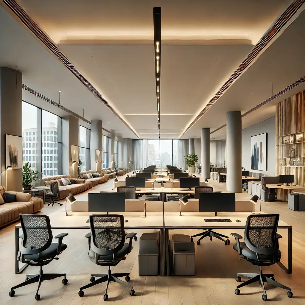 Oficina reformada en Chamberí, Madrid, con espacios optimizados para mejorar la productividad